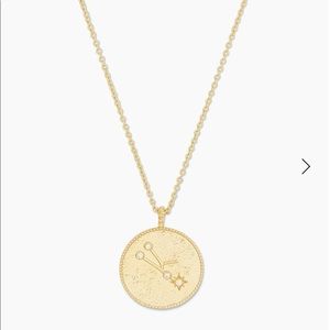 Gorjana Astrology Coin Necklace (Taurus)